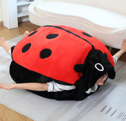Wearable Cute Lady Bug Cushion 100cm