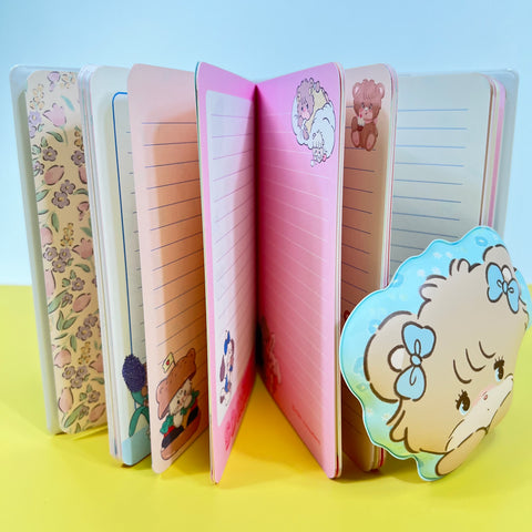 Mikko Squishy Front Button A5 Hardcover Notebook
