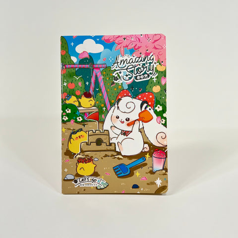 Curly Rabbit Adventures A5 Lined Notebook