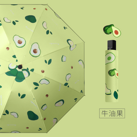 21" 8 Bone Fruit Compact Umbrella