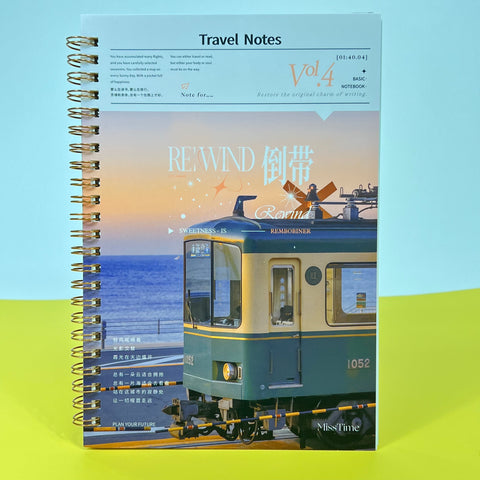 Journey Notes B5 Coil Notebook