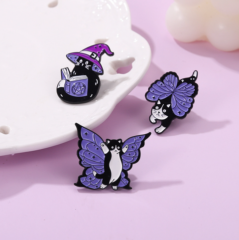 Witch Cat Pin