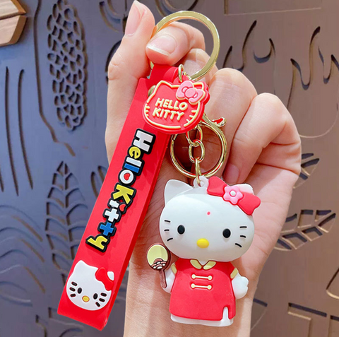 Hello Kitty Outfits Keychain