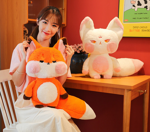 Big Tail Fox Plush 35cm Midori Gifts