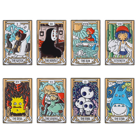Studio Ghibli Tarot Pin