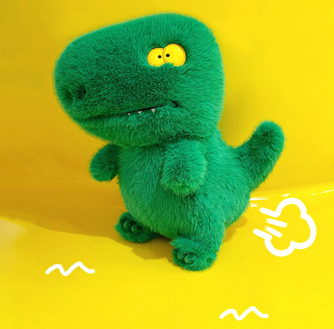 Frazzle green Dinosaur plush
