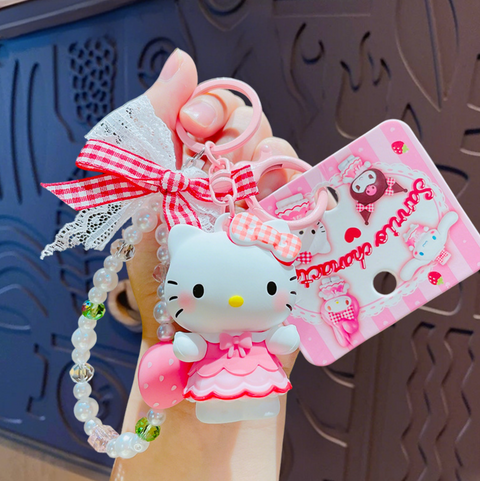 Strawberry KT Keychain