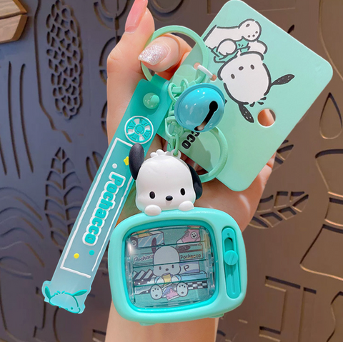 Pucchacho Flip TV Keychain