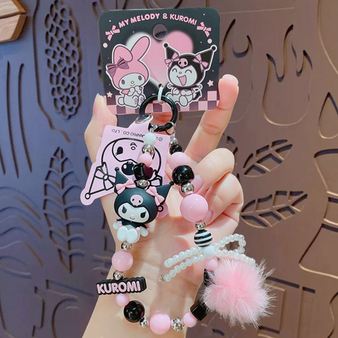 Lolita Kuromi Keychain