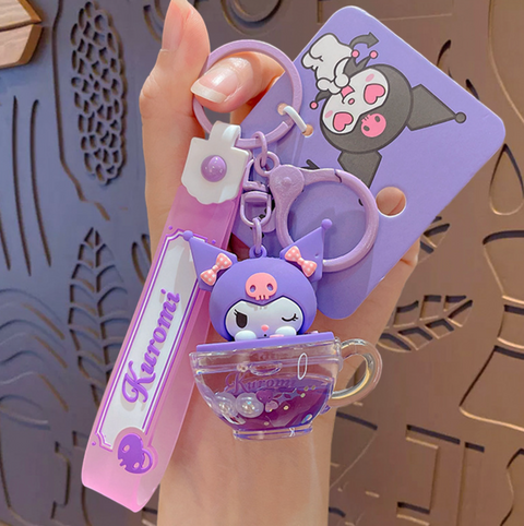 Kuromi Cup of Tea Keychain