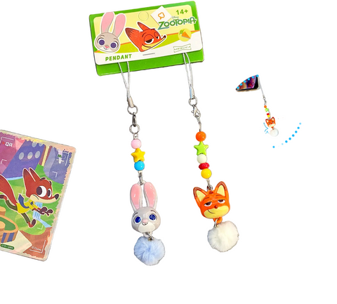Zootopia 2 Phone Charm 2pcs