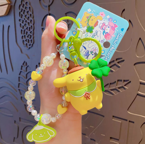 Clover Pompompurin Keychain