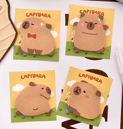 Capybara Oddly Shaped Sticky Notes
