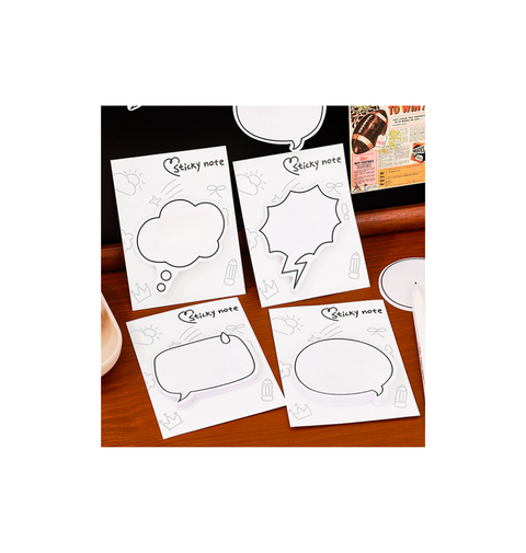 Minimalist Speech Bubble Sticky Notes