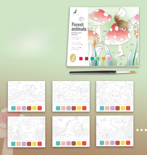 Watercolor Removable Watercolor Painting DIY