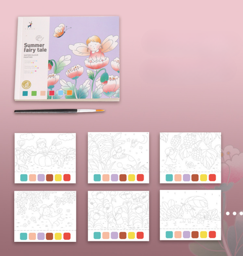 Watercolor Removable Watercolor Painting DIY