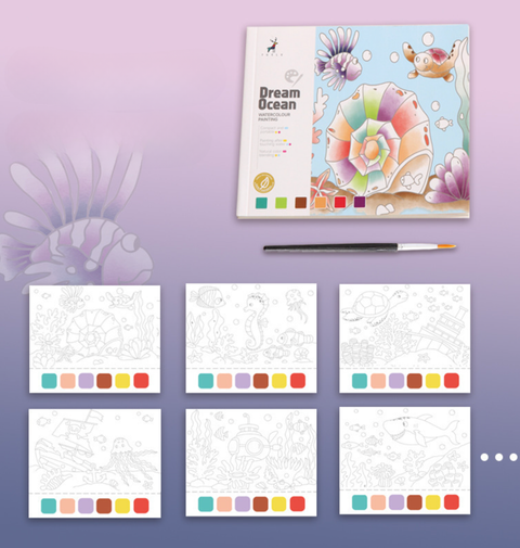 Watercolor Removable Watercolor Painting DIY