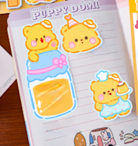 OG Custard Bear Sticky Note 13.3*10.3cm