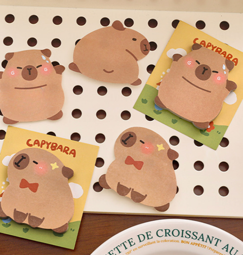 Capybara Oddly Shaped Sticky Notes