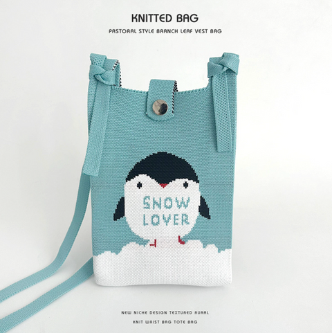 Small Shoulder Knit Tote
