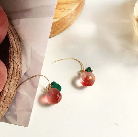 Peach Earring