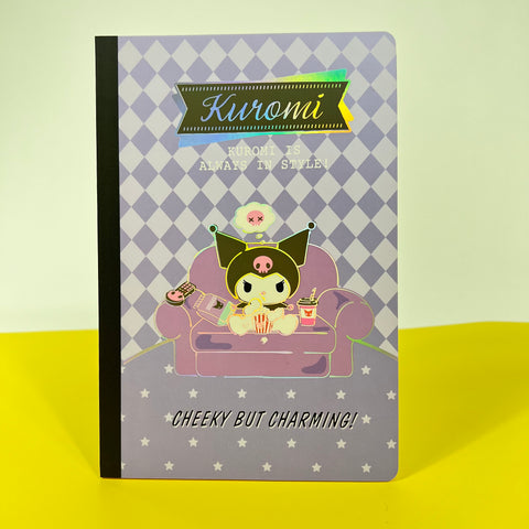 Kuromi A5 Lined Notebook