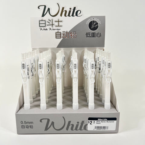 White Warrior Mechanical Pencil