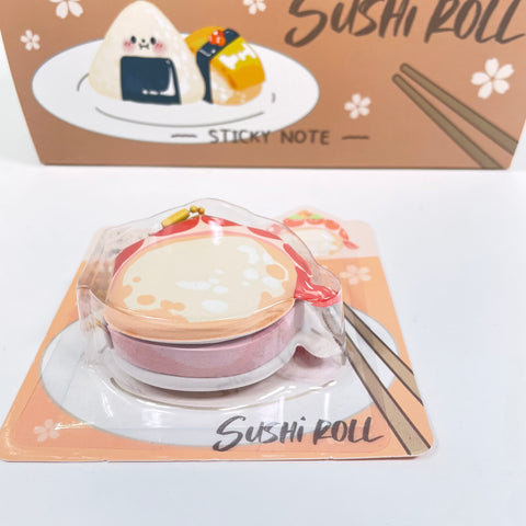 Sushi Roll PU Sticky Notes