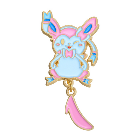 Sylveon Wiggling Tail Pokemon Pin