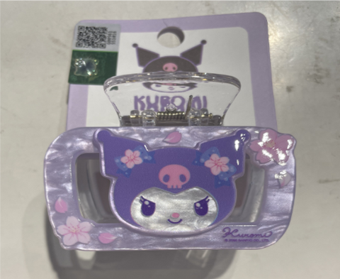 Flower Kuromi Square Hair Claw