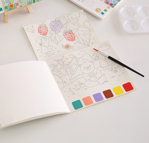 Watercolor Removable Watercolor Painting DIY