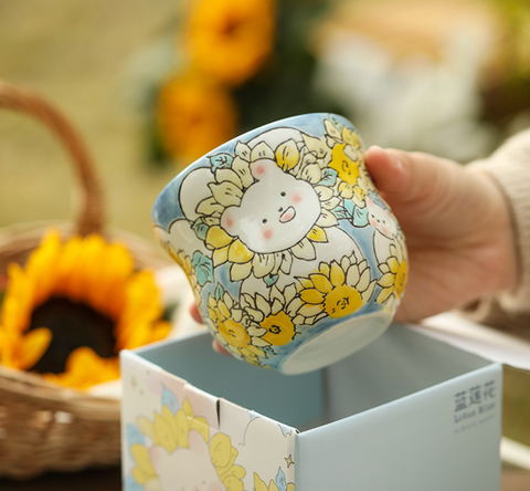 Floral Ceramic Mug 340ml