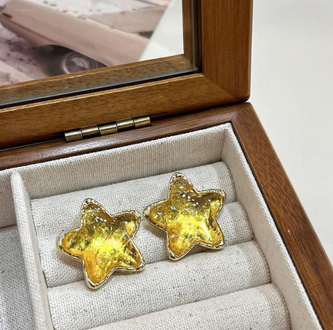 Golden Star Earring