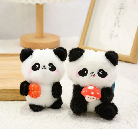 4" Panda Bamboo Plush Keychain