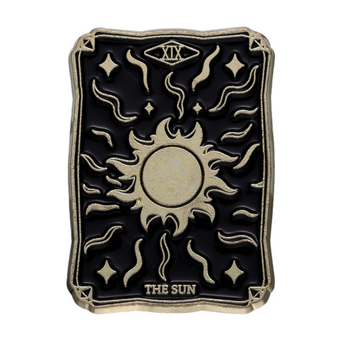 Black Gold Tarot Pin