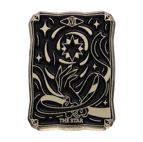 Black Gold Tarot Pin