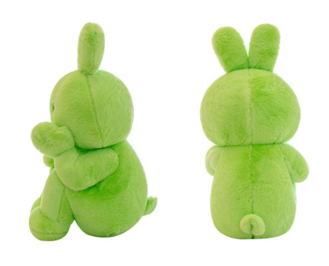 Green bunny plush hot sale
