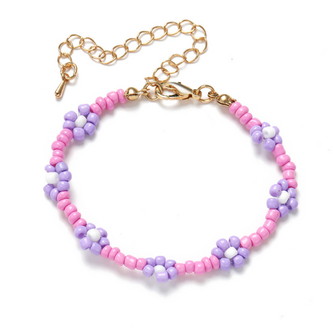 Daisy Bead Bracelet