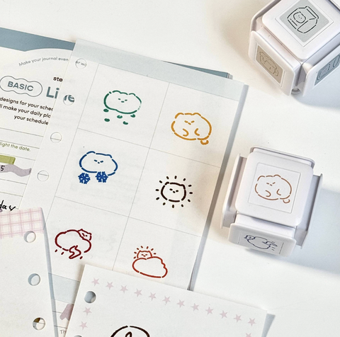 Weather Face Planner Stamp