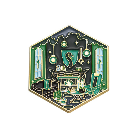 Slytherin Common Room Wizard Pin