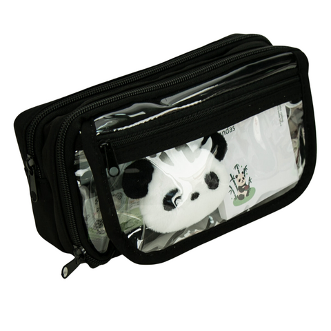 Clear Front Large Capacity Pencil Case