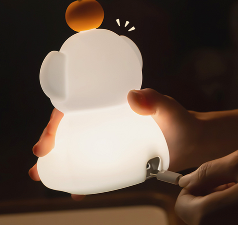 Orange Elephant Alarm Clock