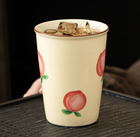 Peach Ceramic Mug 267ml