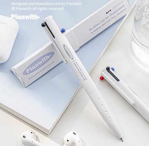 Planwith 3in1 Gel Ink Pen 0.5mm