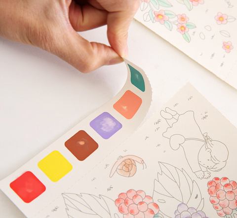 Watercolor Removable Watercolor Painting DIY