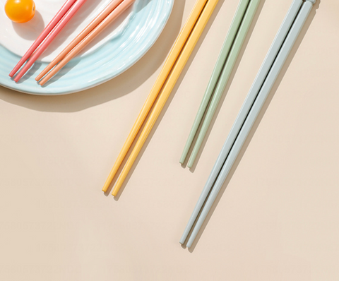 Lucky Cat Alloy Chopstick 5 Set