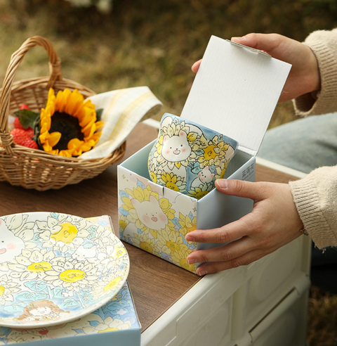 Floral Ceramic Mug 340ml