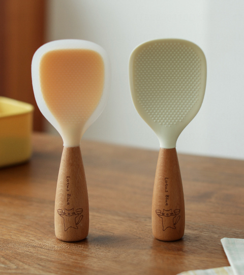 Lotus Blue Rice Paddle