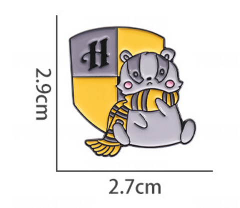 Hufflepuff Badger Pin