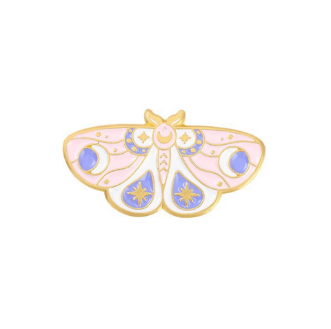 Baby Pink Luna Moth Pin